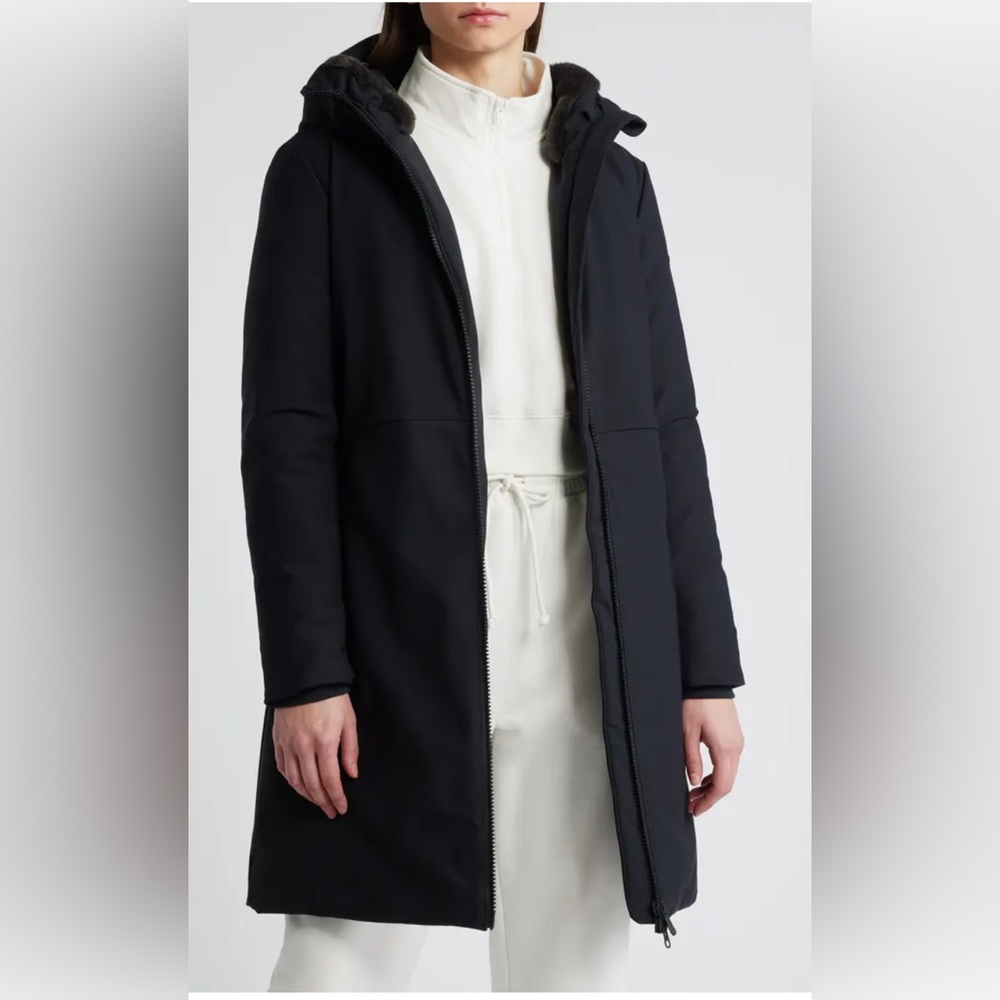 Save The Duck Junia Hooded Water Resistant Coat